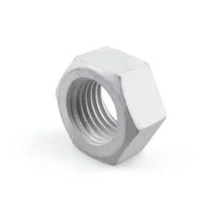 Yaente Factory M10 M12 High Strength Carbon Steel Hex Nuts Thickened Galvanized Hexagonal Nuts Heavy Duty Fastener Nuts