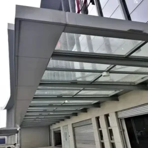 Yunjoin Prefabricated Steel Structure Entrance Door Canopy