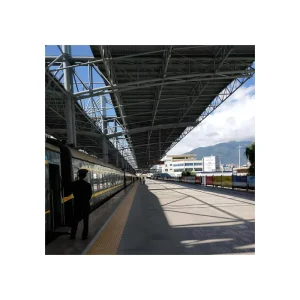 Yunjoin Steel Frame Roof Steel Truss Roofing Structure Used for Railway Station Pipe Truss Roof Shed