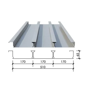 Z275g Galvanized Corrugated Metal Galvanised Steel Floor Decking Sheet for Construction
