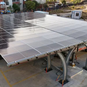 ZAM Coated Solar Carport Mounting System Heavy Duty Steel Structure for Commercial Parking