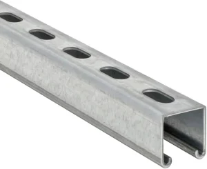 Zhongxuan JIS Standard Steel Bracket Strut Hot Rolled C U Channel Slotted Anodized Solar Energy System Support
