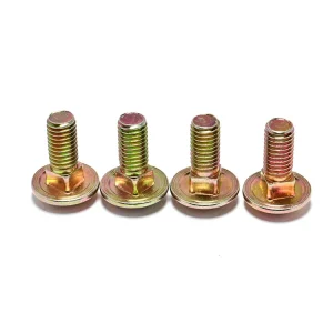 Zinc Bichromate Carriage Bolt with Square Neck for Enhanced Material Durability
