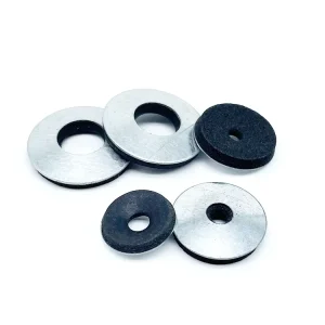 Zinc Plated Carbon Steel EPDM Bonded Sealing Washer Waterproof Metal Rubber Washer for Roofing Screws
