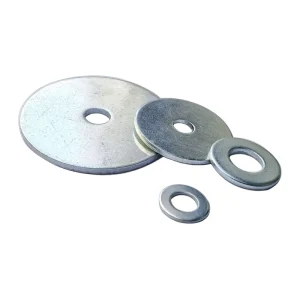 Zinc Plated Carbon Steel Fender Washers Thickened Oversized Metric Plain Washers for Structural Fastening Manufacturer