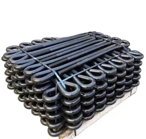 Zinc Plated Carbon Steel L Type Foundation Anchor Bolt High Strength Fastener Hardware for Steel Structure Construction