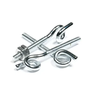 Zinc Plated Spiral Eye Bolt for Agricultural Fencing and Residential Line Tensioning