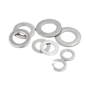 Zinc Plated Steel M6 Flat Washer and 1 4 Flat Washer 304 Stainless Steel Metal Gasket Flat Gasket