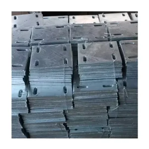 custom sized embedded plates that can be welded square perforated hot dip galvanized steel
