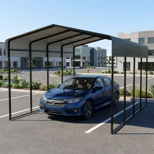 customized 12*20 portable car shelter kits galvanized steel heavy duty steel canopy prefab metal carports supplier