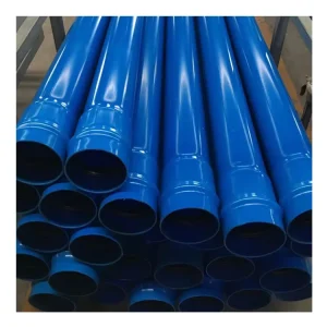 pvc rainwater pipe with rubber ring gasket 75mm 20cm diameter