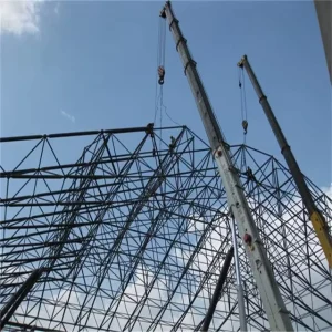 space frame roof China Steel Structure Factory Rustless Prefab Steel Truss Structure Covering Roof for Airport Terminal Building Steel Pipe Truss Airport Roof